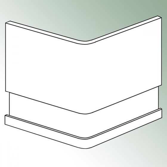 Element narożny 270° (wew.) do Profil aluminiowy Limaflex®120 długość 100 + 100 mm