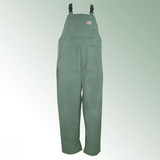 Spodnie ogrodniczki FLEXOTHANE® Milagro, rozmiar XL, kolor oliwkowozielony