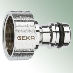 System wtykowy GEKA® plus Przyłącze kranowe 3/4'' GW z chromowanego mosiądzu