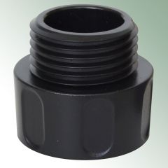 Adapter z tworzywa sztucznego EMUV kolor czarny, 3/4'' GW x US GZ