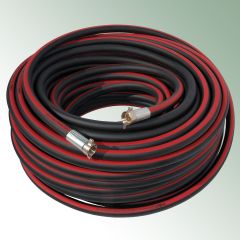 Wąż wysokociśnien. opryskowy z gumy, elastyczny Ø wew. 10 mm, czarny/czerwony
