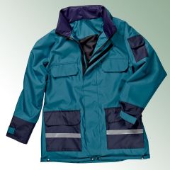 Kurtka typu outdoor gammatex® jobline - roz. XL (58-60) kolor zielony/ciemnoniebieski