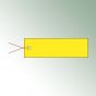 Zawieszki 10x3,0 cm kolor żółty, bez nadruku zawartość/op. = 250 szt.