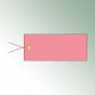 Zawieszki 12x5,0 cm kolor różowy, bez nadruku zawartość/op. = 100 szt.