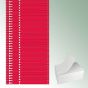 Pętelki Tyvek® 220x12,75 mm kolor czerwony, bez nadruku op. mini = 1.000 szt.