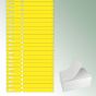 Pętelki Tyvek® 220x19,125 mm kolor żółty, bez nadruku op. standardowe = 10 000 szt.