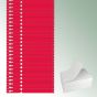 Pętelki Tyvek® 220x17,00 mm kolor czerwony, bez nadruku op. mini = 1.000 szt.