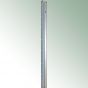 Słupek ogrodzeniowy, profil Z długość słupka 230cm do siatki o splocie węzełk. 160-180cm
