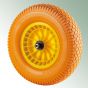 Profilowe koło z pełnej pianki do taczek TUFX 5.00-8'' x 16 PU, pomarańczowa